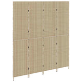 Room Divider Folding Manual Beige 195 x 180 cm Poly Rattan 42003679