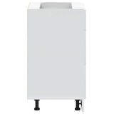 Kitchen Base Cabinet "Lyon" White Engineered Wood 854250