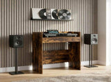 DJ Table Smoked Oak 82 x 45 x 102 cm Engineered Wood 8006752