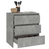 Sideboard Concrete Grey 70x41x75 cm Engineered Wood 809750