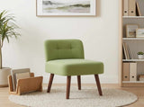 Slipper Chair Light Green Velvet 42050515