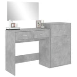 3 Piece Dressing Table Set Concrete Grey Engineered Wood 3276521