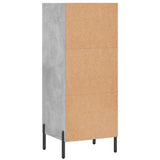 Sideboard Concrete Grey 34.5x32.5x90 cm Engineered Wood 828744