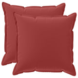 Throw Pillow 2 pcs HOUTEN Wine Red 80 x 80 cm Polyester 936653