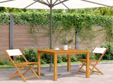 Bistro Chair Set of 2 Cream white 367681
