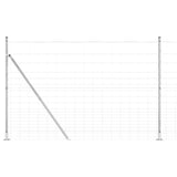 Welded Wire Fence with Concrete Base 25 x 1.6 m 3351524