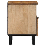 Bedside Cabinet Brown 40x33x46 cm Solid Wood Mango 4017726