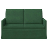 2 Seater Sofa Jungle Green 130 x 81 x 82 cm Corduroy Fabric 42041071