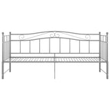 Sofa Bed Frame Grey Powder-coated metal 206.5 x 185 x 89.5 cm 324784