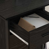 Cabinet with Charging Station Black Oak 76 x 41 x 72 cm 859835