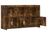 Sideboard Smoked Oak 98.5 x 33 x 80 cm Engineered Wood 8011143