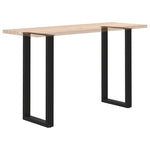 ZNTS Coffee Table Legs U-Shaped 2 pcs Black 40x cm Steel 4013228