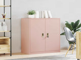 Storage Cabinet Pink 80 x 40 x 105 cm Steel 891689