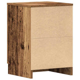Bedside Cabinet Old Wood 38x35x55 cm Engineered Wood 861124