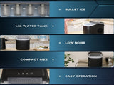 Ice Maker Machine Counter Top, 12Kg in 24 Hrs, 9 Cubes Ready in 6-12Mins, Portable Ice Cube Maker T3398P343018