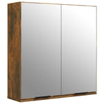 ZNTS 3 Piece Bathroom Cabinet Set Smoked Oak Engineered Wood 3115873