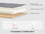 Three-Seater Storage Sofa Bed - Grey T3398P424873