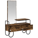 Dressing Table Smoked Oak 100 x 36.5 x 136 cm Engineered Wood 8007685