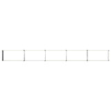 Raised Garden Bed Ivory 400 x 40 x 24 cm cold-rolled steel 8006359