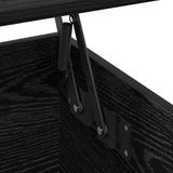 Coffee Table Black oak 90 x 44.5 x 45 cm Engineered wood 879617