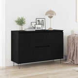 Sideboard Black Oak 101.5 x 35 x 70 cm Engineered Wood 862934