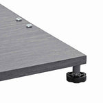 Outdoor Umbrella Base Dark grey wood look 45 x 45 x 31 cm Steel 42009945