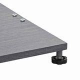 Outdoor Umbrella Base Dark grey wood look 45 x 45 x 31 cm Steel 42009945