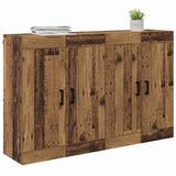 Wall-mounted Cabinet 2 pcs Old Wood 69.5 x 34 x 90 cm 3415563
