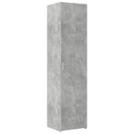Slim Storage Cabinet Concrete Grey 45x42.5x225 cm Engineered Wood 3281290