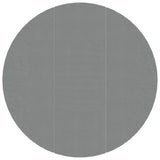 ZNTS Pool Ground Cloth Light Grey Ø396 cm Polyester Geotextile 94218