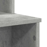 Desk Concrete Grey 120.5 x 44 x 88.5 cm Engineered Wood 869477