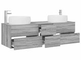 Bathroom Furniture Set 3 pcs Grey Sonoma 49.5 x 44.5 x 66 cm 3405936