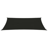 ZNTS Sunshade Sail 160 g/m² Black 5x8 m HDPE 311743