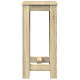 Bar Table Sonoma Oak 51x50x103.5 cm Engineered Wood 854402