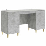 Desk Concrete Grey Engineered Wood 142.5 x 50 x 75 cm 3414615