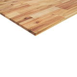 Basin Shelf Wall Mounted Steel and Solid Wood Acacia 3302839