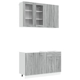 Kitchen Unit LYON 4 pcs Grey Sonoma Engineered Wood 3438360
