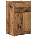 Bedside Cabinet Old Wood 39x35x65 cm Engineered Wood 861333