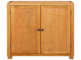 Cabinet with Storage with Door Brown Solid Oak Wood 4106554