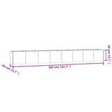 824523 Garden Raised Bed 360x40x40 cm Corten Steel