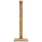 Outdoor Shower 210.5 cm Solid Acacia Wood and Stainless Steel 903123