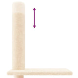 Floor to Ceiling Cat Tree Cream 250.5-276.5 cm 171720