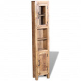 Vanity Cabinet with Mirror and 2 Side Cabinets Solid Mango Wood 243463