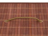 Bamboo Storage Boxes 4 pcs Brown 320768