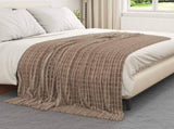 Throw Blankets 6 pcs Camel 200 x 150 cm Fleece 42016946