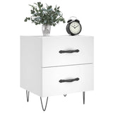 Bedside Cabinets 2 pcs White 40x35x47.5 cm Engineered Wood 827293