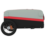 Bike Trailer Black and Red 30 kg Iron 94034
