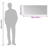 LED Bathroom Mirror 100x40 cm 151734