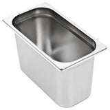 Gastronorm Containers 4 pcs GN 1/3 200 mm Stainless Steel 50897