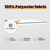 Retractable Awning White 450 x 300 cm Polyester and Aluminium 3330987